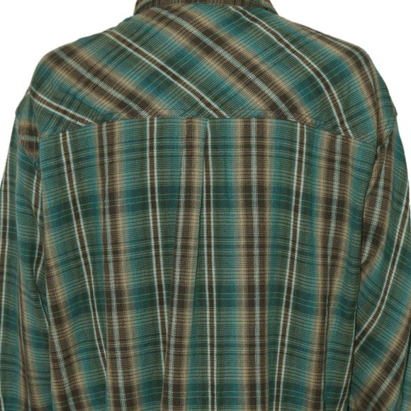 UO BDG Kit Patchwork Top Plaid Printed Tunic Shirt L - Picture 4 of 6